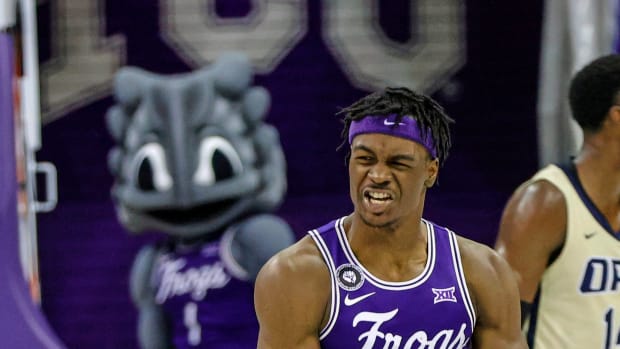 @TCU Men's Basketball- Photo of Emmanuel Miller